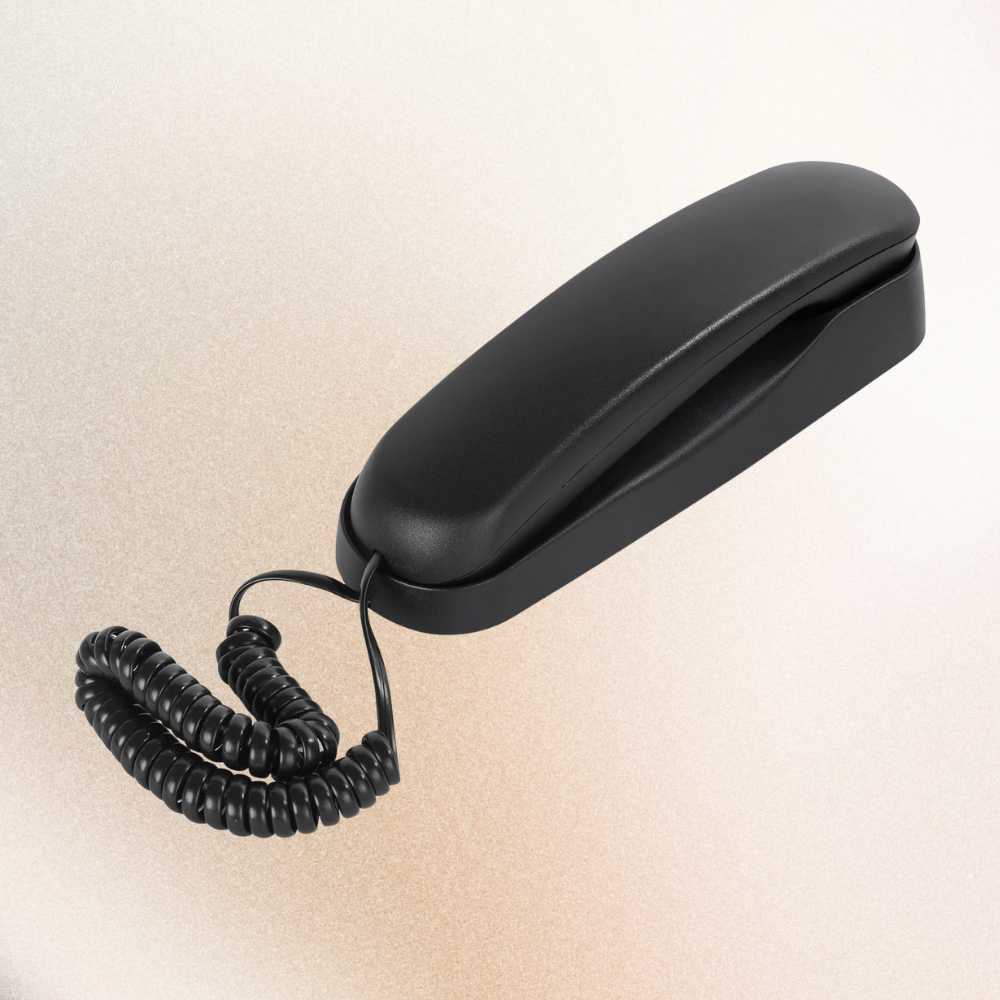 Black Bluetooth Landline Style Phone