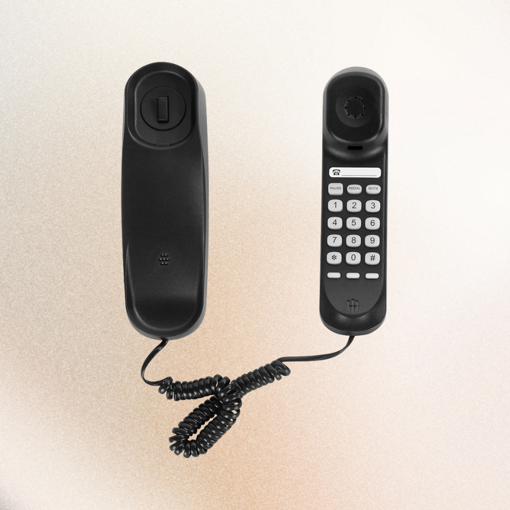Black Bluetooth Landline Style Phone