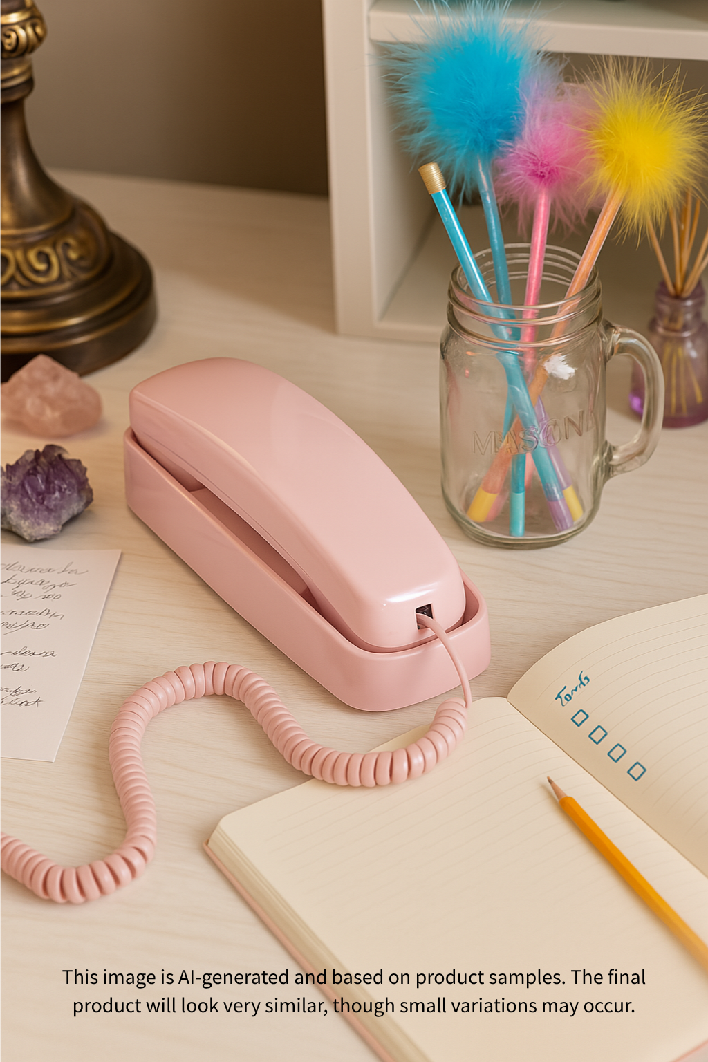 Bubblegum Pink Handset Phone