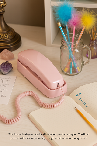 Bubblegum Pink Handset Phone