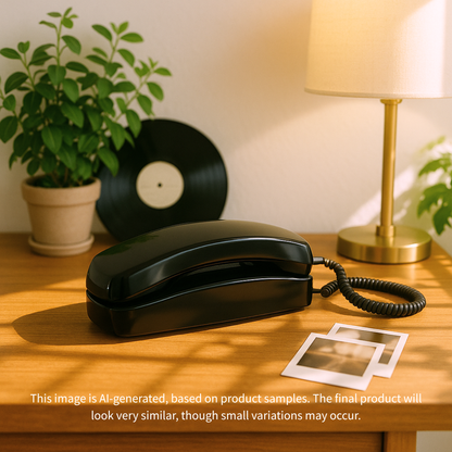 Midnight Black Handset Phone