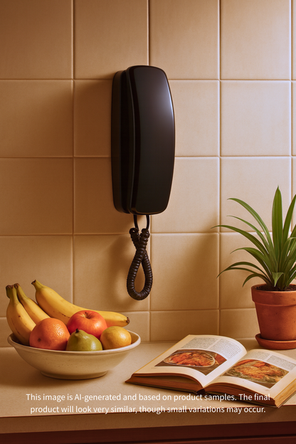 Midnight Black Handset Phone