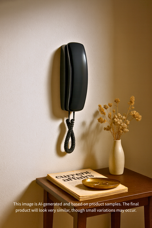 Midnight Black Handset Phone