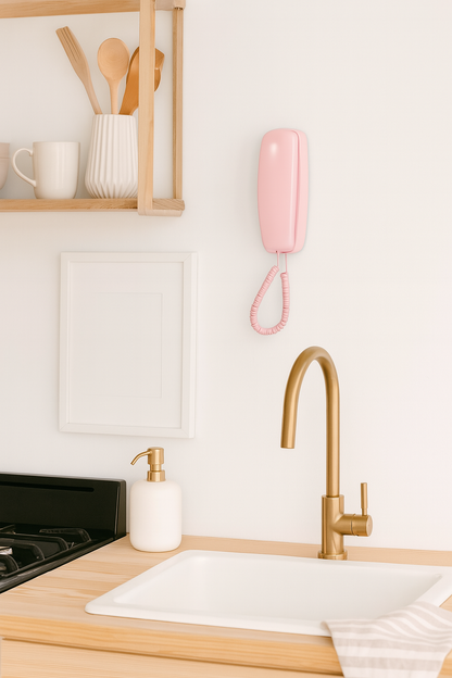 Pink Bluetooth Phone