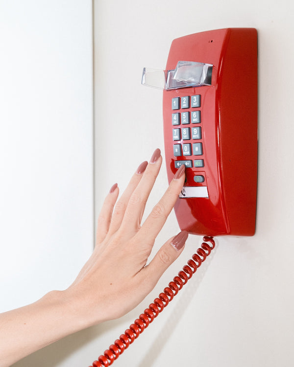 Firetruck Red Wall Phone