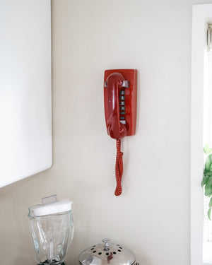 Firetruck Red Wall Phone