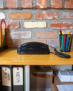 Midnight Black Handset Phone