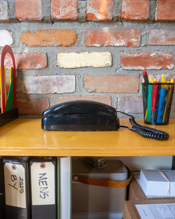 Midnight Black Handset Phone