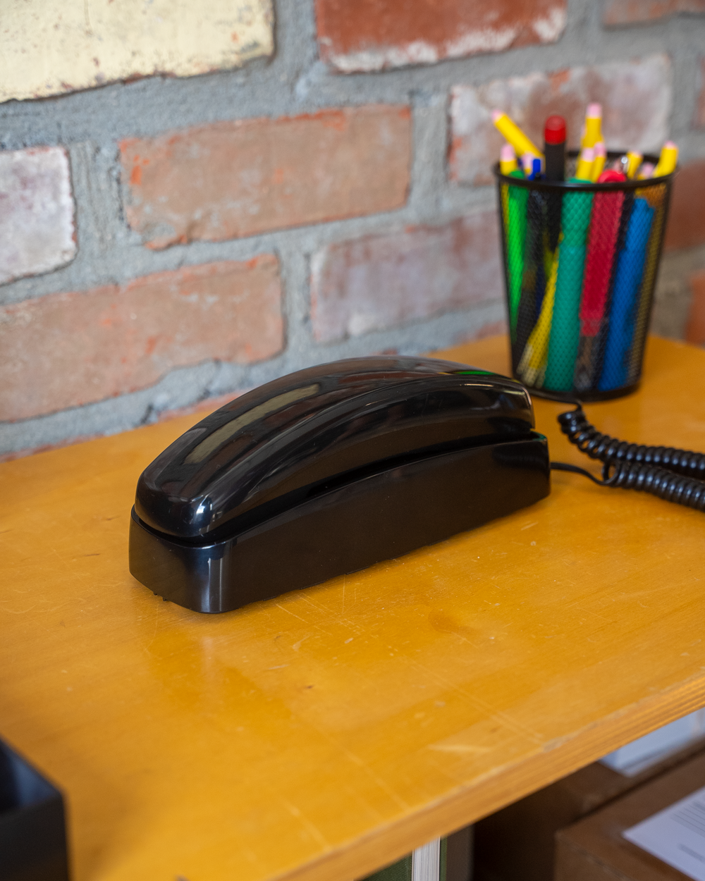 Midnight Black Handset Phone